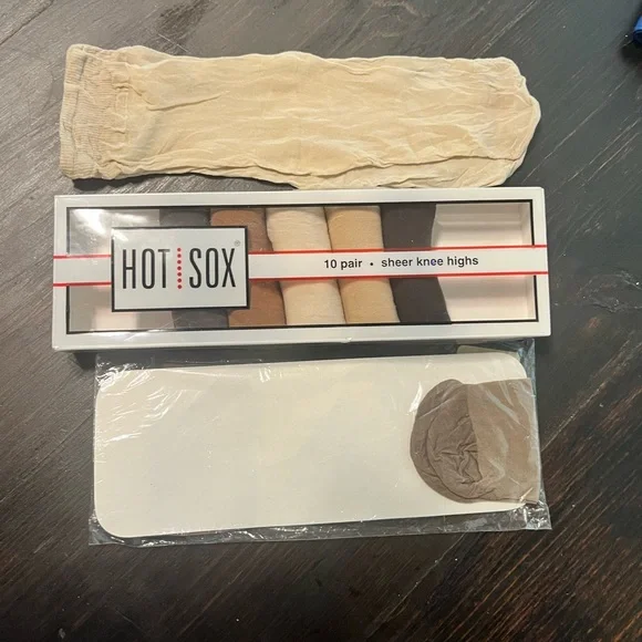 Hot Sox Sheer Knee Highs multicolor pack, Size 8 1/2-11. Brand New. - Picture 5 of 8
